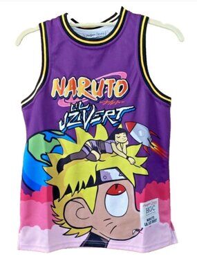 Naruto Lil Uzi Vert HGC Headgear Classics Nostalgia Embroidered Jersey Size M